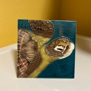 Decorative Tile, sea turtle